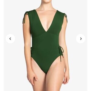 Robin Piccone Forest Green Swimsuit
